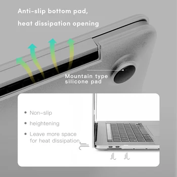 SUAIOCE Original Laptop Caz Pentru Macbook Air Pro Retina 13 15 16 inch husa Pentru Macbook Touch Bar ID Aer Pro 13 Caz