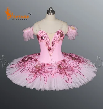 Sugar Plum Fairy Profesionale Roz de Balet Tutu BT663 Costum Adult Tutu Balet Tutu Copil spectacol de Balet Tutu
