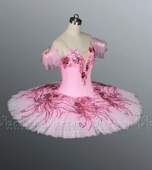 Sugar Plum Fairy Profesionale Roz de Balet Tutu BT663 Costum Adult Tutu Balet Tutu Copil spectacol de Balet Tutu