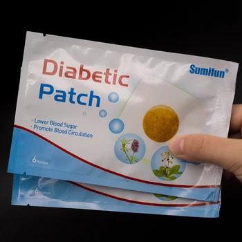 Sumifun 36/48/60Pcs Diabetică Patch-uri mai mici de Glucoză din Sânge Tratament Echilibrului Zahărului Arderea Grasimilor Naturale pe bază de Plante de Leac Medical Ipsos