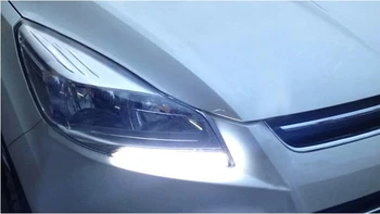 SUNKIA 2 buc/set Impermeabil LED DRL Lumini de Zi Pentru Ford Kuga Scape Cu Transformându-Lămpi de Semnalizare