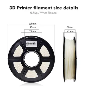 SUNLU 1,75 mm 0.5 KG TPU imprimantă 3d cu filament Flexibil TPU Imprimare 3D cu Filament Dimensională, Precizie de +/- 0,02 mm
