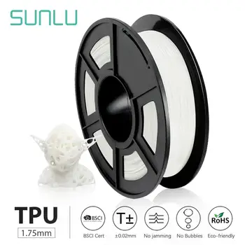 SUNLU 1,75 mm 0.5 KG TPU imprimantă 3d cu filament Flexibil TPU Imprimare 3D cu Filament Dimensională, Precizie de +/- 0,02 mm