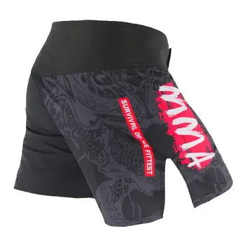 SUOTF Tigru Respirabil MMA Pantaloni Kickboxing Luptă Îmbrăcăminte muay tai Box pantaloni Scurți de Formare Sanda Muay Thai Fitness mma Bărbați