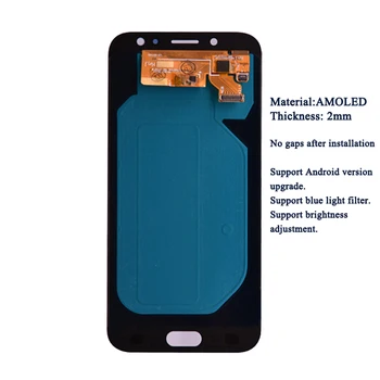 Super Amoled LCD Pentru Samsung Galaxy J7 Pro 2017 J730 J730F LCD Display cu Touch Screen Digitizer Asamblare
