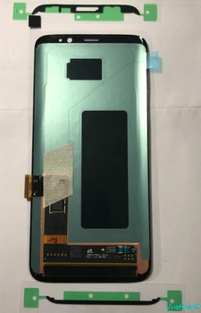 Super AMOLED Pentru Samsung Galaxy S8 S8 plus G950 G950F G955fd G955F Burn-in Umbra Lcd Display Cu Touch Screen Digitizer Ecran