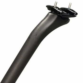 Super Lumina Plină 3K Fibra de Carbon Seatpost Drum de Munte Biciclete Seat Mesaj 27.2 mm 30.8 mm 31.6 mm 25 mm Regres Mat Lucios