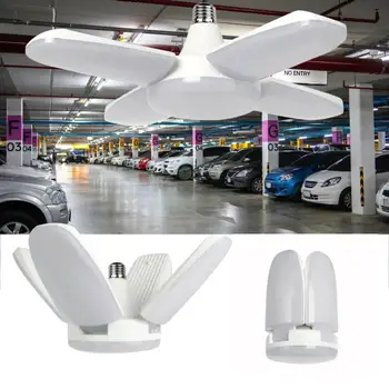 Super-Luminos Industriale de Iluminat 60W 80W E27 Led Fan Garaj Lumina 6000LM 85-265V 2835 Led-uri de Înaltă Bay Industriale Lampă de atelier