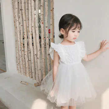 Super Occidental coreean Sacru rochie de Printesa rochie Baby Rochie Baby Girl Haine pentru Fete Rochii Pentru Petrecere Si de Nunta