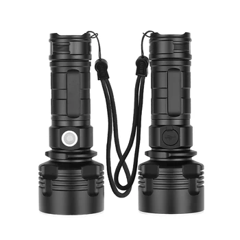 Super-Puternic Lanterna LED-uri L2 XHP50 Tactice autoaparare Lanterna USB Reîncărcabilă Lampă rezistent la apa Ultra Bright Lanterna Camping