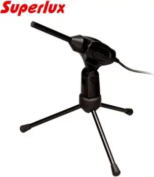Superlux E302 MINI Testarea Microfon cu cablu si suport de birou