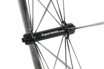 Superteam Bicicleta 38mm Decisiv 23mm Latime Roți din Carbon 3K Mat Roți de Bicicletă Cu Powerway R13 Hub