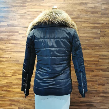 Supradimensionat Femei Haine Casual Negru Gotic Plus Dimensiune Iarna Cald Slim Buzunar cu Fermoar Office pentru Femei Jachete de Moda Paltoane