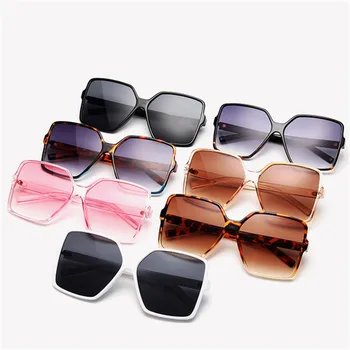 Supradimensionat ochelari de Soare Femei Vintage Brand de Ochelari de Soare Nuante UV400 Mare de Rame de ochelari de soare de sex Feminin de sex Masculin Retro Ochelari Roz Alb
