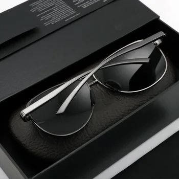 Supradimensionat ochelari de Soare Polarizat Oameni de Aviație Ochelari de Soare pentru Om Fata mare Mare Cadru 150mm Ochelari de Conducere Anti Orbire Polaroid