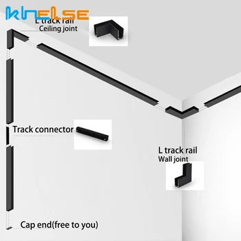 Suprafața Montat Piesa Sisteme de Iluminat Inteligente Bluetooth Estompat Magnetic Lampa Urmări 1M Pistă LED Iluminat Conectori Șină