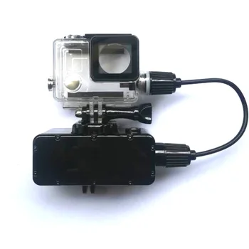 Suptig pentru GoPro Hero 3/4/5/6/7 5200mAh Impermeabil Power Bank Baterie rezistent la apa caz Camera Gopro Coajă de Încărcare / Cutie