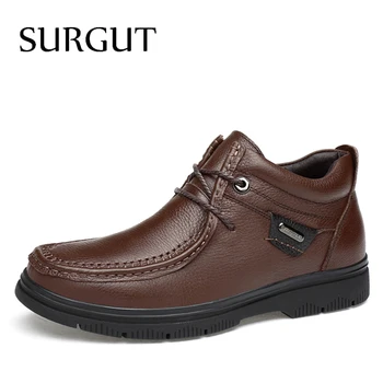 SURGUT Clasic Confortabil Barbati Casual Pantofi de Calitate din Piele Barbati Pantofi de Afaceri de Vânzare Fierbinte Mocasini Pantofi Plus Dimensiune 38~47