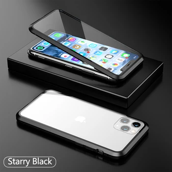 Swalle metal Magnetic telefon caz Pentru iPhone 11 Caz Pentru Apple iPhone 11 Pro Xs Max X Xr 7 8 Telefon Plus Coque Acoperi Caz