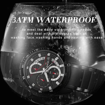 SWISH Bărbați Cuarț Ceas Cronograf 2020 Brand Casual Impermeabil Sporturi Ceas din Oțel Inoxidabil Ceas Militar de sex Masculin Kol Saati