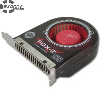 SXDOOL FOX-2 Ventilator Carcasă carcasă ventilator de evacuare șasiu ventilatorului de răcire / PCI pic fan