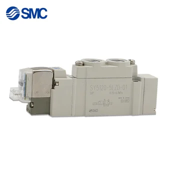 SY5120-5LZE-01 SY5120-5LZE-C8 SY5120-6LZE-01 NOU SMC electrovalvei de 5 porturi componente pneumatice SY5120-5LZE-C6 electrovalva