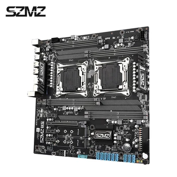SZMZ X99 Dual CPU Socket LGA 2011-3 Placa de baza Stabilit Cu E5 2678V3 Și 8*8gb DDR4 2400MHZ ECC REG RAM