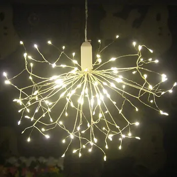 Sârmă de cupru foc de Artificii Lumini cu Baterii Lumini de Basm Starburst Lumini Impermeabil Decor de Crăciun cu Telecomanda
