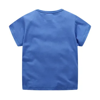 Sărituri de metri Aplicatiile Copii camasi de Vara din Bumbac pentru Băieți și Fete morsa New Sosire Casual Copii Teuri Topuri tricou Maneca Scurta