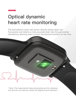 T1 Ceas Inteligent Bărbați Femei SmartWatch Monitor de Ritm Cardiac Temperaturii Corpului Ip67 Brățară Inteligentă Pentru Android, IOS, Telefon