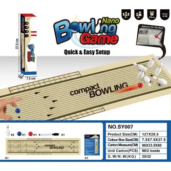 Tabelul de Bowling, Masa de Joc Curling Minge de Bowling de Interior de Agrement Jucărie de Învățământ pentru Copii Joc de Bord Jucărie Jocuri de societate