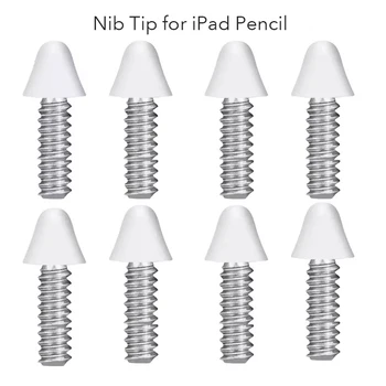 Tabelul Vârful Pen-ului 8 Pack Sensibile Penita Extra iPad Sfaturi Creion pentru iPad Pro, iPad Mini, iPad Air
