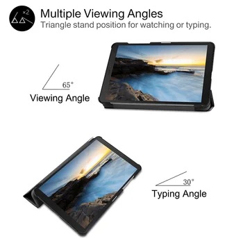 Tableta Caz pentru Samsung Galaxy Tab a 8.0 SM - T295 Ultra Slim din Piele Cover pentru Galaxy Tab 8 2019 T290 T297 T295 Funda Capa