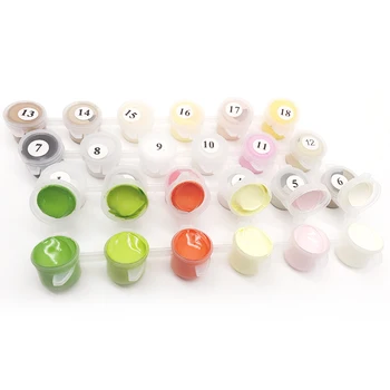 Tablou De Numărul de Mașini HandPainted Vopsele Acrilice de Colorat Desen DIY Kituri de Cadru Pe Panza Pentru Adulți Acasă Decorare Arta de Perete