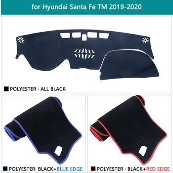 Tabloul de Bord masina a Evita Lumina Pad Instrument Platforma Birou Acoperi Covorase Covor Pentru Hyundai Santa Fe TM 2019 2020 Anti-UV decor