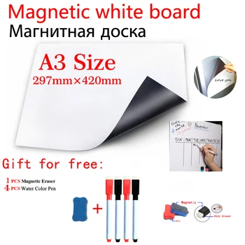 Tablă Magnetică Frigider Autocolant Elev De Școală Consumabile De Papetărie De Birou Informații Message Board Dry Erase Board Alb