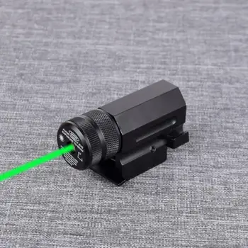 Tactic CNC Aluminiu Roșu/Verde Laser Pentru Airsoft Pusca Pistol Pentru QD 20mm Feroviar Pentru Glock 17 18c 19 Pentru Vânătoare Vedere