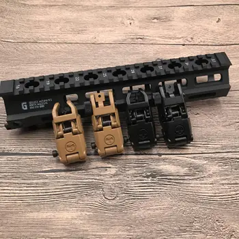 Tactic Materiale Metalice de Pliere Flip Up Vedere din Spate Vedere din Față, pe picatinny Pentru pistol de jucărie cu scopul de Accesorii magpul GBB AEG