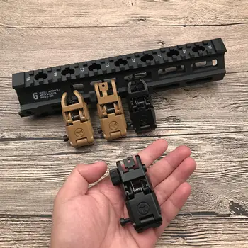 Tactic Materiale Metalice de Pliere Flip Up Vedere din Spate Vedere din Față, pe picatinny Pentru pistol de jucărie cu scopul de Accesorii magpul GBB AEG