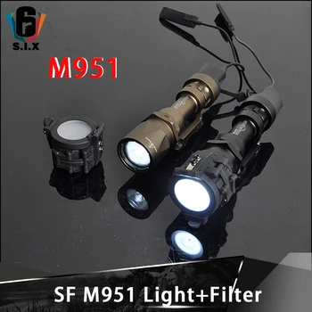 Tactic Softair Surefir M951 Lanterna Super-Luminos Wapens Airsoft Lampe Lumina Capacul Filtrului