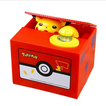 Takara Tomy Electric creative Pikachu fura bani pusculita Pikachu papusa ornamente Pokemon jucarii copii, cadouri de ziua de nastere