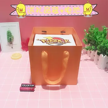 Takara Tomy Electric creative Pikachu fura bani pusculita Pikachu papusa ornamente Pokemon jucarii copii, cadouri de ziua de nastere