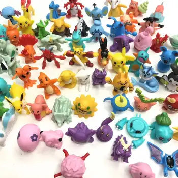 TAKARA TOMY POKEMON Cifre 144 Stiluri Diferite 24pieces/sac Nou Păpuși de Acțiune Figura Jucării pentru Carta Pokemon Păpuși de Colectie