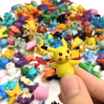 TAKARA TOMY POKEMON Cifre 144 Stiluri Diferite 24pieces/sac Nou Păpuși de Acțiune Figura Jucării pentru Carta Pokemon Păpuși de Colectie