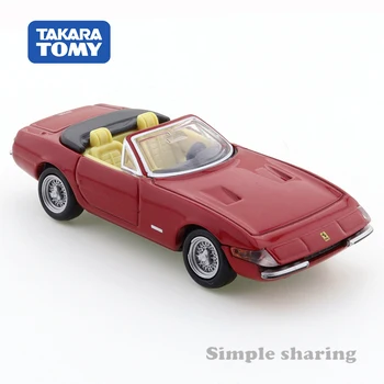 Takara Tomy Tomica Premium Ferrari 365 36 GTS4 Rot Spezial Edition 1/61 Masina Fierbinte Pop pentru Copii Jucarii pentru Autovehicule turnat sub presiune, Metal Model