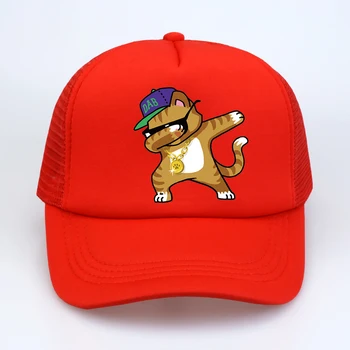 Tamponare Garfield imprimare bărbați șapcă de baseball vara rece Plasă snapback hat reglabil femei Pisica desen Animat Amuzant Trucker hat