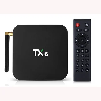 Tanix TX6 Android 9.0 TV Box Allwinner H6 Quad Core, 4GB, 32GB 64GB 2.4 G 5G Wifi 6K Bluetooth Media Player, Receptor Set Top