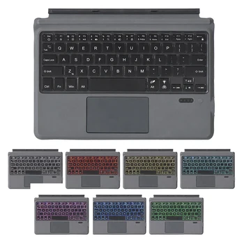 Tastatura Wireless cu Presspad pentru 2020 Microsoft/Suprafață Merg 2,Ultra-Slim 7 Color cu iluminare din spate Bluetooth Wireless Keyboard