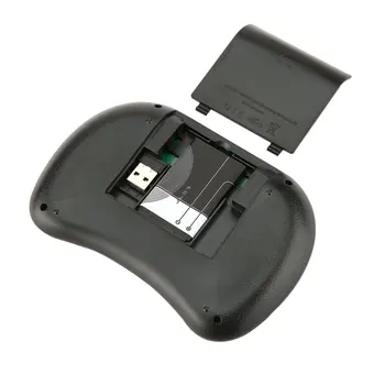 Tastatura Wireless pentru Android TV Box PC, laptop 92 Cheile DPI Wireless lumina de Fundal Tastatură cu Touchpad Mouse-ul reglabil 2.4 GHz