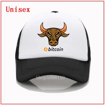 Taur de aur Bitcoin Imprimare Pălărie Femei Barbati Șapcă de Baseball Taur de Aur Bitcoin Design Plat Parasolar Pescuit hip hop pălărie